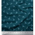 thumbnail image 1 of Soimoi Blue Cotton Poplin Fabric Sea Prawns Ocean Print Fabric by Yard 42 Inch Wide, 1 of 1