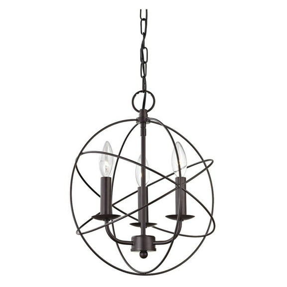Elk Home 13-Inch Wide Williamsport Chandelier, Oil Rubbed Bronze