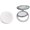 A Black, variant on Makeup Mirror,Round Folding Mirror 8 CM, Professional Double-Sided Make Up Mirror (One Side Enlarged,The Other Side Normal) PU Surface Mirror Pocket Mirror Handbag Mirror Compact Mirror