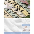 thumbnail image 6 of Teal Brown Paw Prints Beach Towels Oversized Super Absorbent, Vintage Farmhouse Wooden Grain Lightweight Bath Towel Quick Dry Sets For Bathroom/Pool/Rv Camping/Beach Play/Gym Room/Picnic 23"x47", 6 of 8
