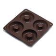 thumbnail image 1 of Donut molde de silicona DIY decoración la torta del pudín jalea horno hornear herramienta galleta, 1 of 6