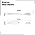 thumbnail image 4 of Personalized Cake Cutting Set for Wedding, Gold Wedding Cake Knife and Server Set, Elegant Hollowed Handle and Engraved Design, Great for Wedding Cake Cutting and Celebration Events, 4 of 5