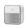 thumbnail image 1 of Qocolhg Deals of The Day! Toilet Tissue Box Toilet Paper Box Wall Mounted Non Perforated Roll Box Toilet Transparent Roll Box Storage Rack Translucent Storage Cabinet, Christmas Birthday Gifts, 1 of 6