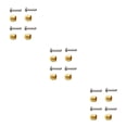 thumbnail image 1 of Wweixi 1/2/3/5 8 Pcs Raccords de Conduite de Frein Robustes Professionnels Utiles Outils de Réparation Durables Fournitures de Cyclisme pour l'Entretien du Cyclisme BH90 3 Pcs, 1 of 6
