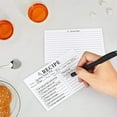thumbnail image 3 of 60pcs RECIPE Recipe Card Food Material Composition Record Card Multi Print Selection, 3 of 5