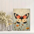 thumbnail image 2 of Qisvanset Framed Canvas Wall Art, 12x16 Inch Vintage Moth Cottage Core Apartment Wall Decor, 2 of 5