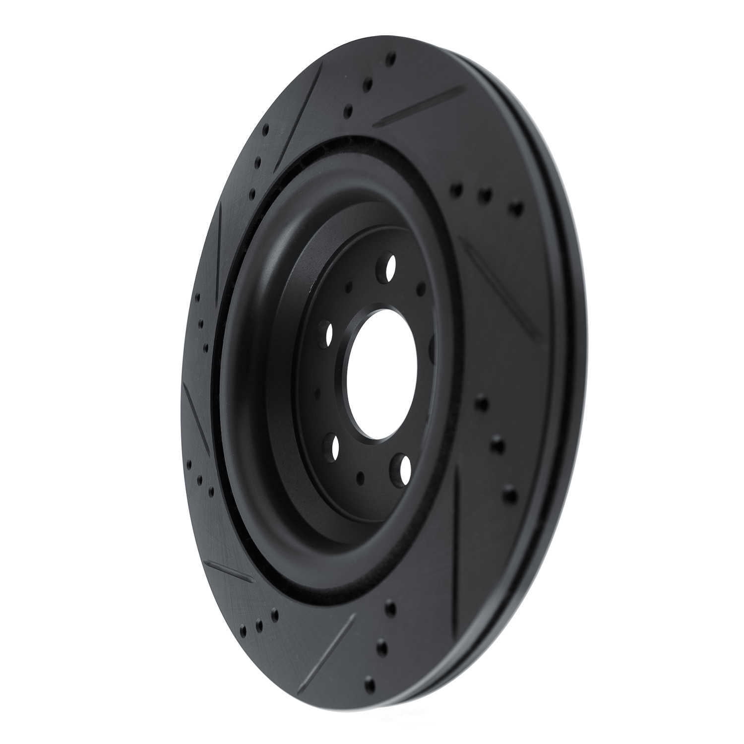 Dynamic Friction Company 633-26003R DFC Brake Rotor - Drilled And Slotted - Black
