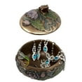 thumbnail image 3 of Buddha Zen Frog Sitting On Lily Pad Decorative Trinket Jewelry Box Candle Holder, 3 of 6