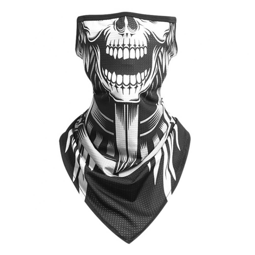 AMERICAN MADE BLUE SKULL & NECK BONES BANDANA FACE SHIELD MASK COVER BIKER SKI L AMERICAN MADE BLUE SKULL & NECK BONES BANDANA FACE SHIELD MASK COVER BIKER SKI L
