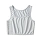 thumbnail image 1 of Jumpingount Chaleco de lesbianas, corsé de verano, transpirable, sin costuras, para forma al pecho, ropa interior, Tops para hacer ejercicio, trabajo Camisetas sin mangas Gris M Jumpingount AP011863-02, 1 of 6