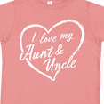 thumbnail image 4 of Inktastic I Love My Aunt and Uncle in White Chalk Heart Boys or Girls Toddler T-Shirt, 4 of 5
