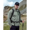 thumbnail image 2 of Pioneer Camp Men's Fleece Jackets Full Zip Lightweight Winter Warm with Zipper Pockets Athletic Camping Outwear Coat, 2 of 6