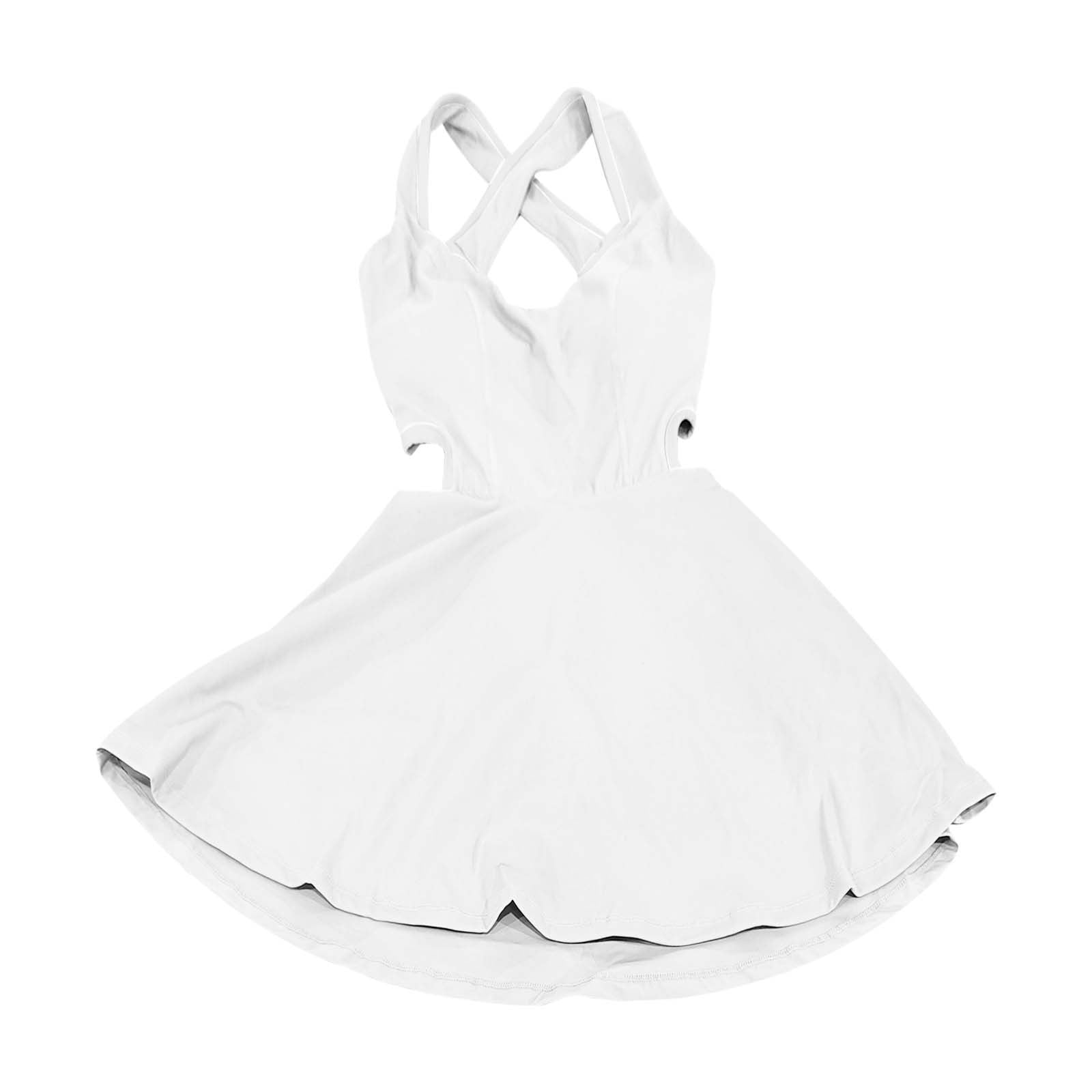 Tennis Dress Golf Dresses for Women Summer Hollow Out Loose Fit A Line Lightweight Workout Dress Athletic Dresses