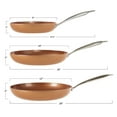 thumbnail image 6 of 10 inch Double Layer Non-stick Frying Pan with Copper Colored Finish-Saute, Omelet, Skillet Dishwasher Safe Allumi-shield Cookware by Classic Cuisine, 6 of 6