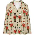 thumbnail image 4 of Top-kevin Nutcracker Soldier Gift Women's Long-Sleeve Shirt And Full-Length Bottom Pajama Set, 4 of 12