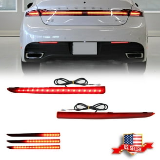 Lexus IS Smoked Bumper Lights Smoked LED Bumper Reflector Lights For Lexus IS250/IS350 2014 - Brake/Turn Signal Upgrade Is300 Taillights - Foto 2