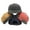 Black, variant on Brimless Hat Adjustable Design Retro Casual Breathable Brimless Skullcap Beanies Hat Cap Streetwear