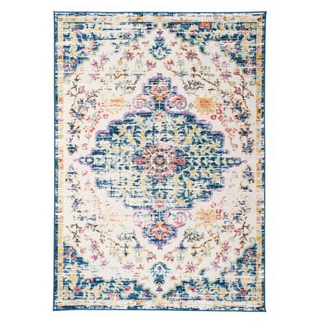 Vintage Traditional Bohemian Area Rug 5' x 7' Dark (Best Rum In The World 2019)