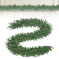 thumbnail image 2 of HCTSHG Christmas Pine Garland - Real Touch Green Garland - Artificial Realistic Cedar Garlands for Mantel, Staircase, Tabletop - Indoor Outdoor Winter Christmas Decor (2 Size Options), 2 of 7