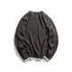 thumbnail image 2 of Suéter de cuello redondo de color sólido para hombre de otoño, suéter juvenil para hombre, estilo versátil, 2 of 5