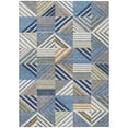 thumbnail image 2 of Addison Rugs Chantille Indoor/Outdoor Transitional Patchwork Denim Machine Washable Rectangle Rug, 10' x 14', 2 of 8