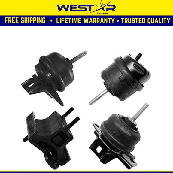 Fits 2000-2005 Cadillac Deville 4.6L Engine Motor & Trans Mount Set 4pcs