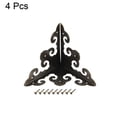 thumbnail image 3 of Unique Bargains Metal Box Corner Protectors Edge Guard Protector 65x65x65mm Bronze Tone 4Pcs, 3 of 3