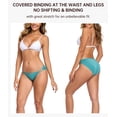 thumbnail image 4 of CF String Bikini Underwear for Women Soft Stretch Modal Bikini Panties High Cut Stretch Ladies Hipster Panty(6A,2XL), 4 of 9