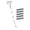 5 cotton tips, variant on deevoka Double Side Mist Retractable Window Cleaner Glass Clean Scraper for Bathroom 3 cotton tips