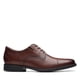 thumbnail image 2 of Zapatos Oxford Cap para Hombre Clarks Whiddon en Cuero Caoba Talla 7.5 US, 2 of 8