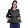 thumbnail image 1 of Moomaya Hauts à Manches Cloche pour Femmes en Coton avec Poche T-Shirt d'Été, 1 of 4