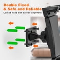 Tablet Wall Mount, 360° Rotation Tablet Holder Stand, Sturdy Metal Base ...