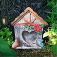 thumbnail image 2 of Garden Fairy Door Decoration Adorable Miniature Boxwood Simulation Boxwood Opening Fairy Door For Outdoor, 2 of 5