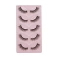 thumbnail image 1 of Unique Bargains 5 pares de pestañas postizas 5D para sesión de fotos negras, 1 of 1