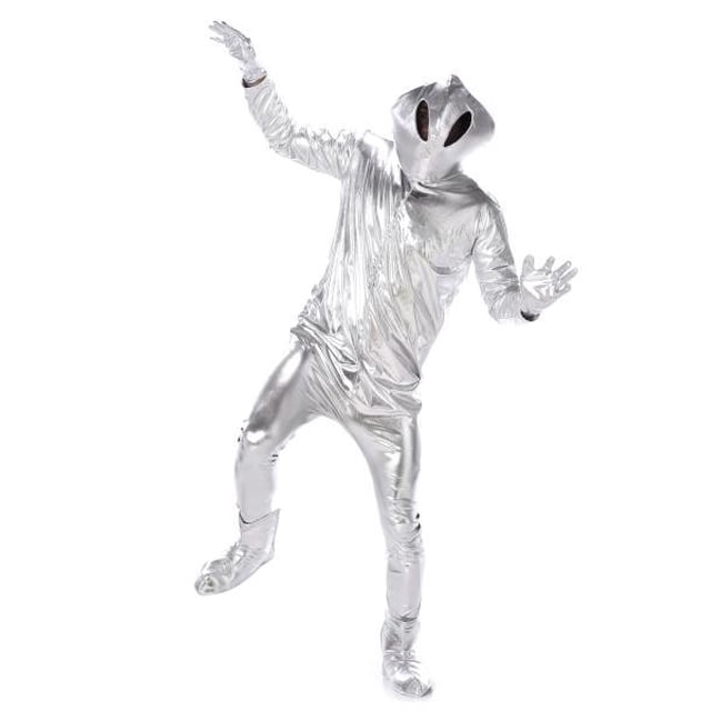 Silver Alien Costume | Space and Universe | Mens Costumes (ExtraLarge)