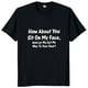 thumbnail image 1 of Cómo sobre ti sentarse en la cara y deja yo comí el camino a tu corazón camiseta sarcástica Humor para os camiseta divertida Camiseta de algodón suave, 1 of 7