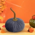 thumbnail image 5 of Konghyp Velvet Pumpkin Decor, Fall Home Decor, Elegant Centerpiece for Thanksgiving, Wedding, Halloween, Soft Foam Pumpkin, Seasonal Decoration, Plush Pumpkin for Autumn Decor, 5 of 5