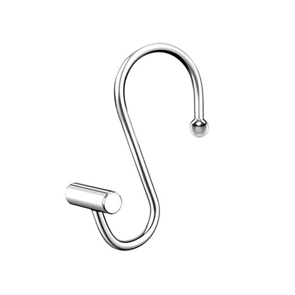 Clearance! beishanbush Hooks for Hanging Hook Bathroom Curtain Hook S Hook Metal S Hook S Small Hook Finishing Receive Small Hook One Size Silver