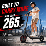KEQ Electric Scooter for Big Kids & Teens Adults,36V 5.2AH 350W Motor,Max 19 MPH 19 Miles Max Range, 8.5 inch Tires, Portable Lightweight E-Scooter