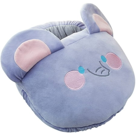 

USB Electric Heated Foot Warmers for Men Women Cute Furry Cartoon Animals with Warm Pads Home Indoor Warm Slippers Portable Feet Warmers Plush Valentine s Day