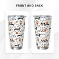 thumbnail image 3 of KLL Halloween Dachshund Print 40oz Stainless Steel Insulated Car Cup with Spillproof Lid - Keep Your Drink Hot or Cold on the Go-Without Straw, 3 of 8