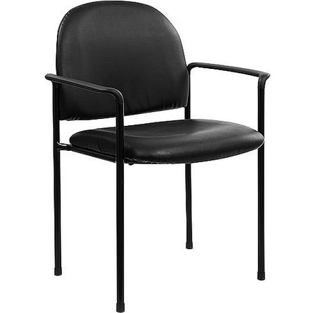 Comfortable Stackable Steel Side Chair With Arms Multiple Colors