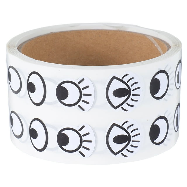 2 Rolls Creative Cartoon Eyes Stickers For Kids Diy Craft Labels Self Adhesive Googly Eyes Fun Eyeball Stickers For Children