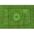 thumbnail image 1 of Ahgly Company Indoor Rectangle Abstract Green Modern Area Rugs, 2' x 3', 1 of 4