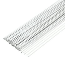 100pcs White Floral Wire Stems Bendable 1.2mm 16 Gauge Florist Wire for Artificial Flower