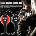 thumbnail image 2 of Table Boxing Speed Ball with Suction Cup, PU Material for Reflex Training, Adjustable Height for Home Office Use, 2 of 8