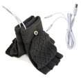 thumbnail image 1 of Guantes USB Abundance, guantes abatibles, guantes calefactores eléctricos, guantes recargables, guantes calefactables de medio dedo tejidos, 1 of 6