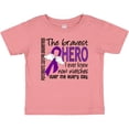 thumbnail image 3 of Inktastic Pancreatic Cancer Bravest Hero I Ever Knew 1 Boys or Girls Baby T-Shirt, 3 of 5