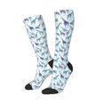 thumbnail image 2 of Balery Cool Giraffe Printed Novelty Socks Men's Women's Crew Socks Sports Socks Knee High Socks Cotton Socks Quirky and Cool Socks, 2 of 9