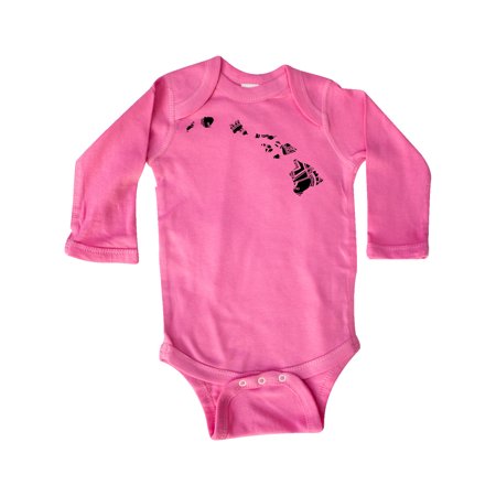 

Inktastic Hawaii Silhouette Mandala Gift Baby Boy or Baby Girl Long Sleeve Bodysuit